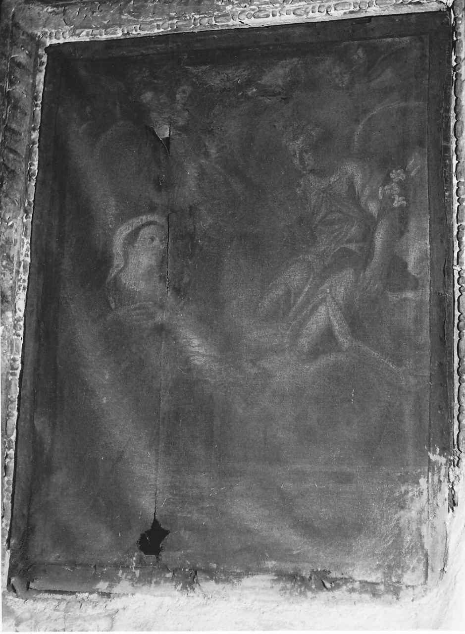 Annunciazione (dipinto, opera isolata) - ambito laziale (sec. XVIII)