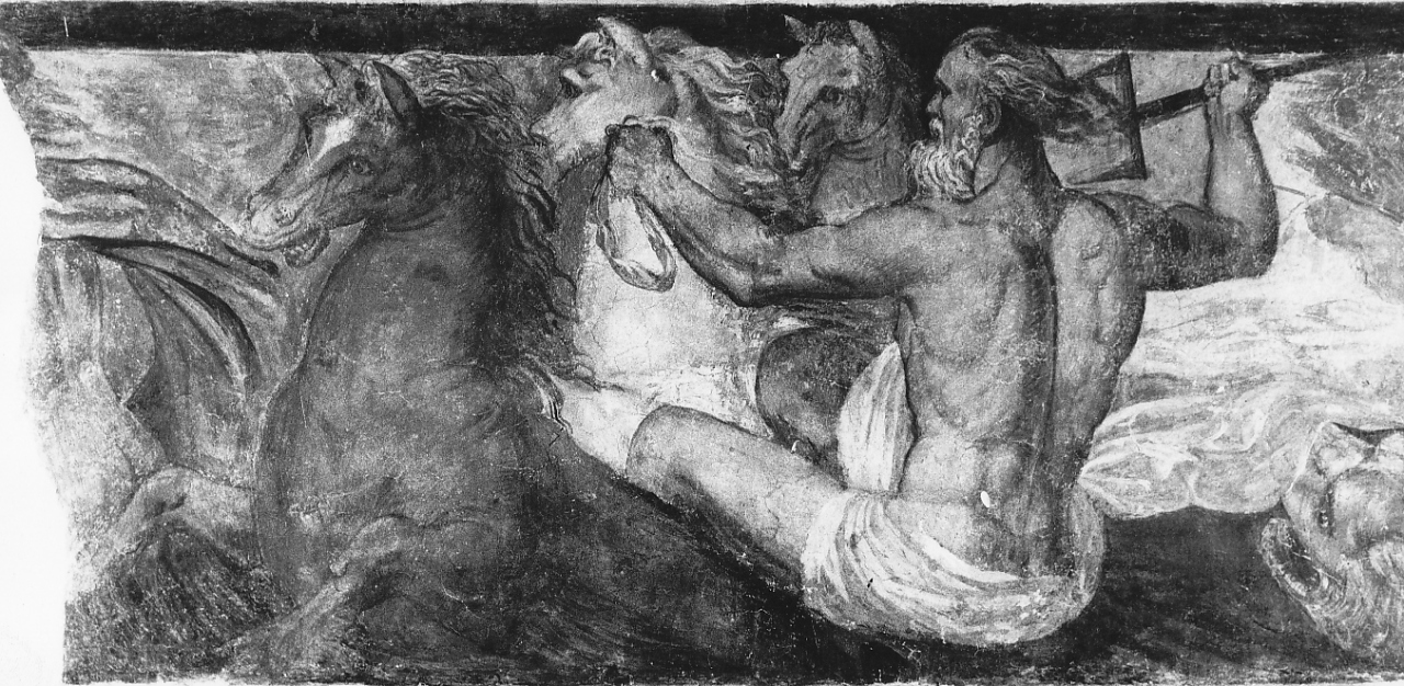 scene mitologiche (decorazione pittorica, insieme) di Campi Giulio (attribuito) (sec. XVI)
