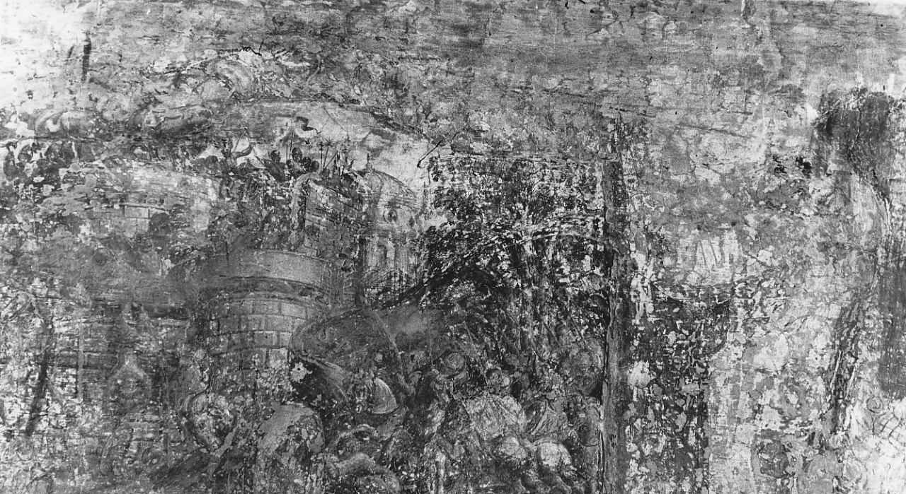 fregio (decorazione pittorica, insieme) - ambito romano (metà sec. XVI)