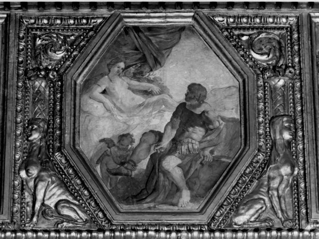 Marte e Venere (dipinto) di Brandi Giacinto (bottega) (sec. XVII)