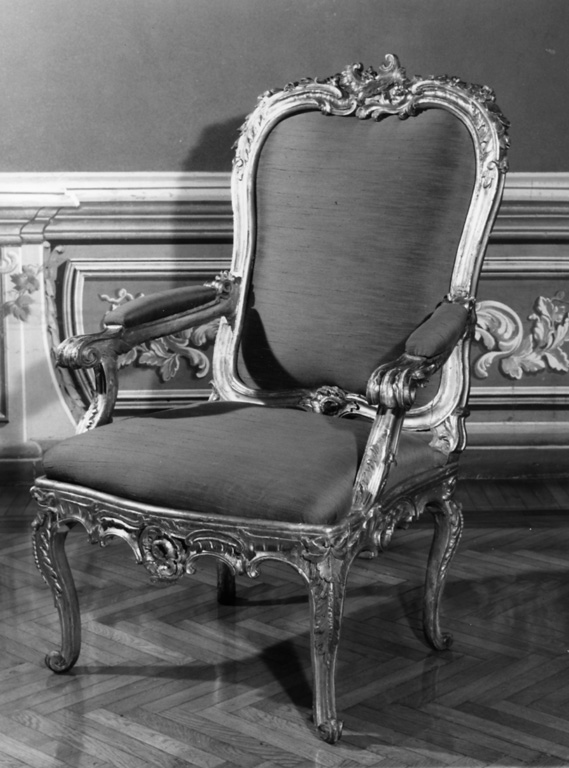 poltrona - manifattura romana (metà sec. XVIII)