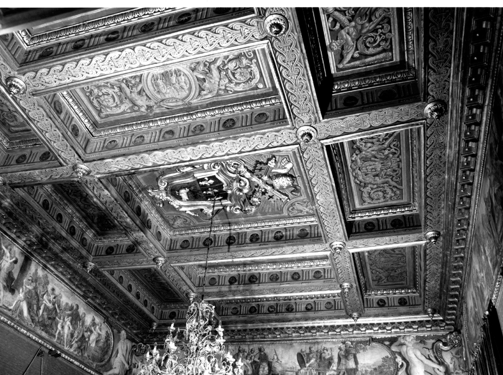 soffitto a cassettoni di Gimignani Giacinto (sec. XVII)