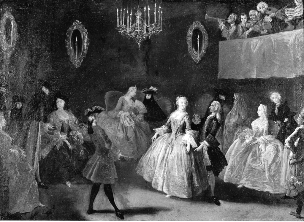 il ballo (dipinto) di cSa Fabrik Marke (attribuito) (sec. XVIII)