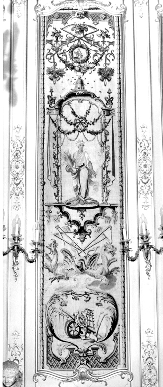 allegoria del segno della vergine (arazzo) - manifattura dei Gobelins (sec. XVIII)