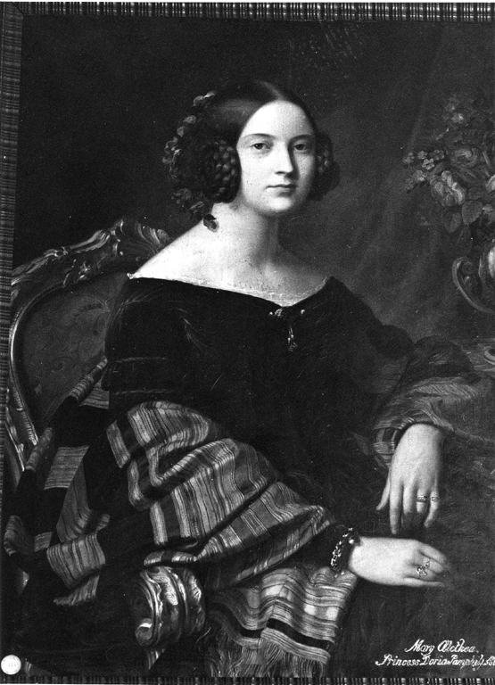 ritratto di Mary Anthea, Principessa Doria Pamphili (dipinto) di Podesti Francesco (cerchia) (sec. XIX)