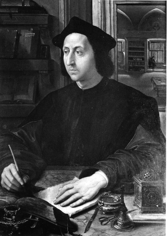 ritratto di un giurista - ritratto di Melchiorre Baldassini (dipinto) di Van Scorel Jan (cerchia) (sec. XVI)