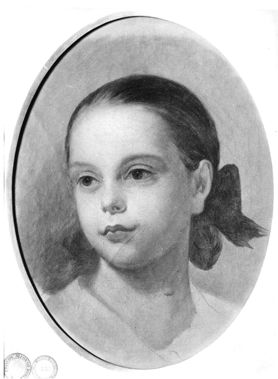 ritratto di bambina (Teresa o Guendalina Doria Pamphili) (dipinto) di cSa Fabrik Marke (sec. XIX)