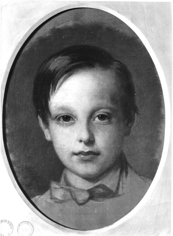 ritratto di bambino (Giovanni Andrea VI?) (dipinto) di cSa Fabrik Marke (sec. XIX)