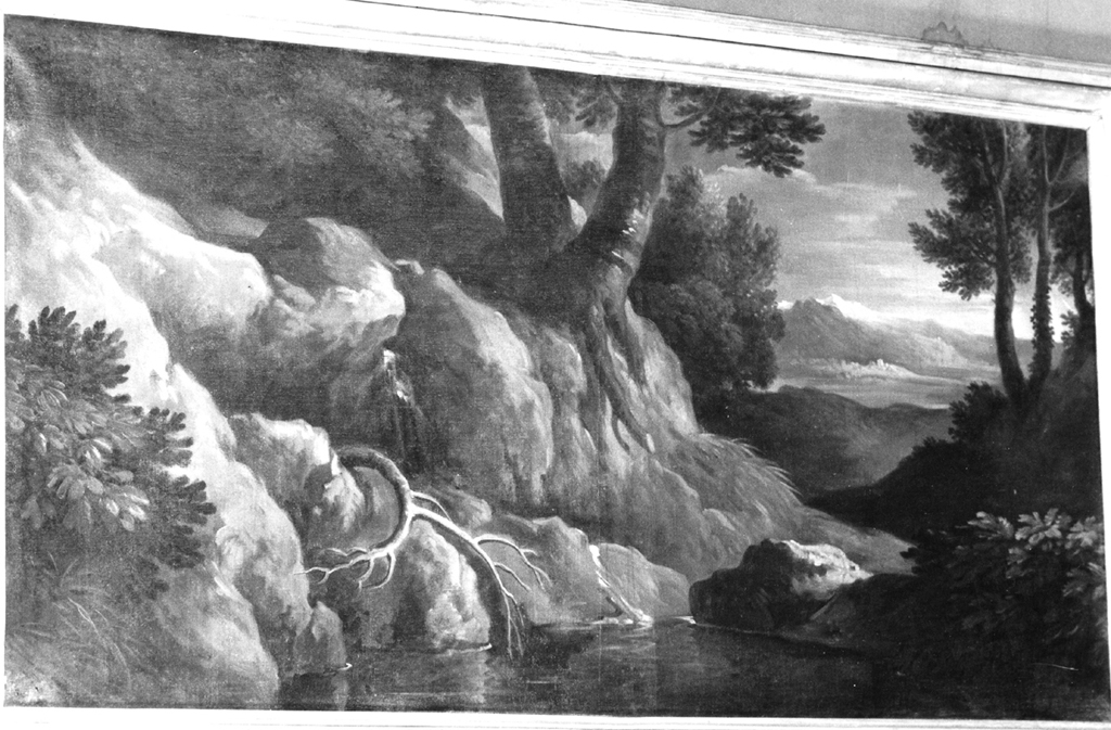 paesaggio (dipinto) di Dughet Gaspard detto Pussino (attribuito) (sec. XVII)