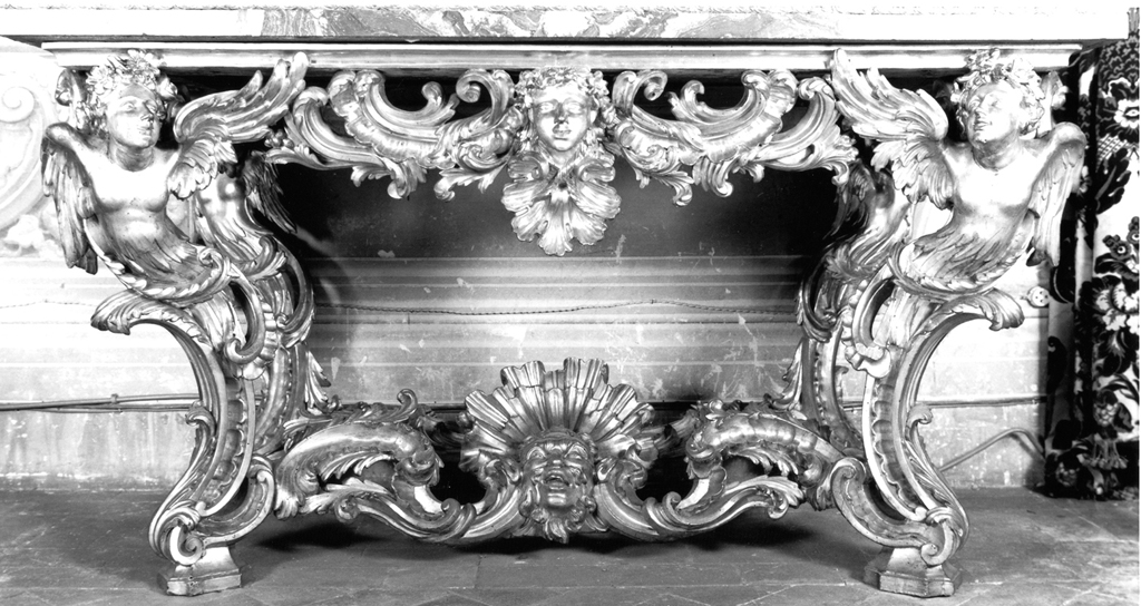 tavolo da muro, serie - ambito romano (sec. XVIII)