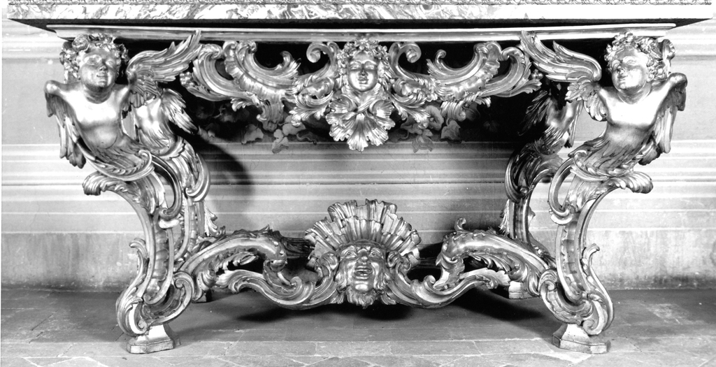 tavolo da muro, serie - ambito romano (sec. XVIII)