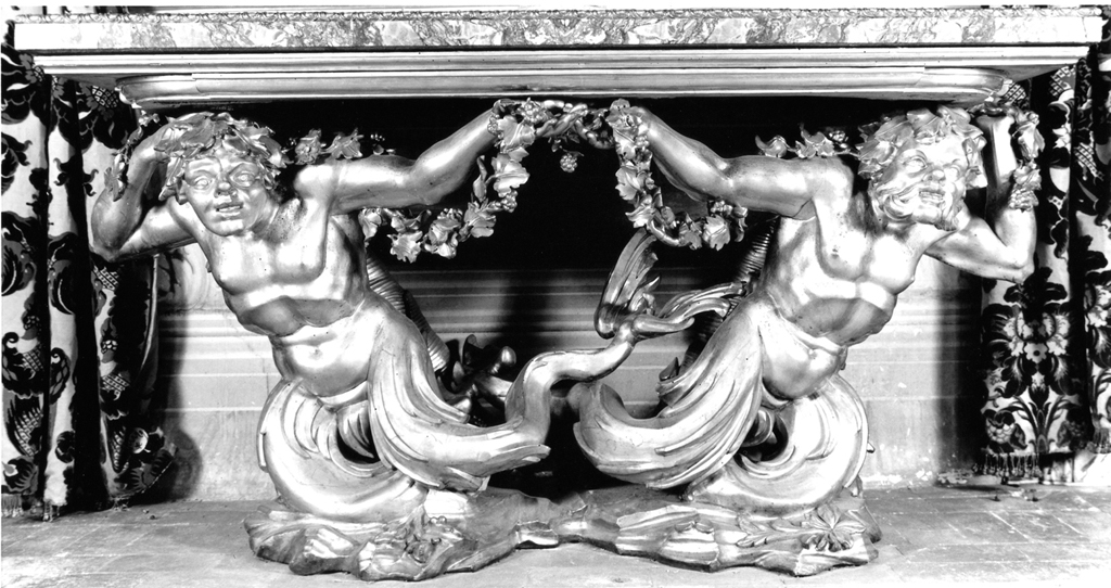 tavolo da muro - ambito genovese (sec. XVII)