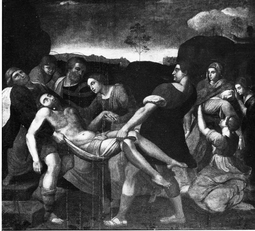 deposizione (dipinto) - ambito romano (fine/inizio secc. XVIII/ XIX)