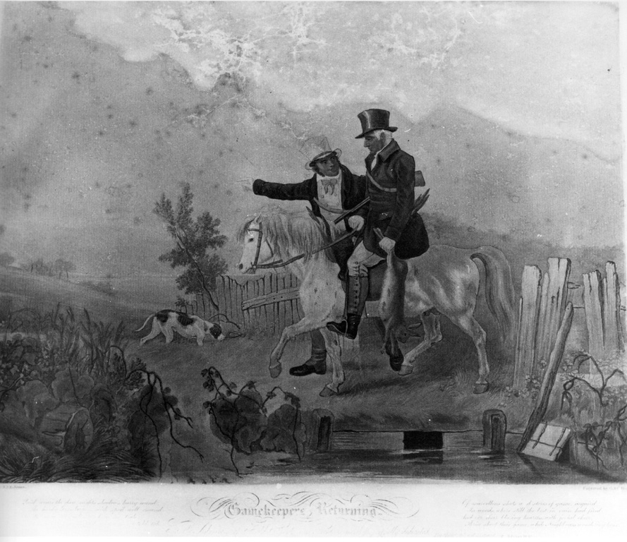 Scena di caccia (stampa) di Hunt George, Hunt Charles (sec. XIX)