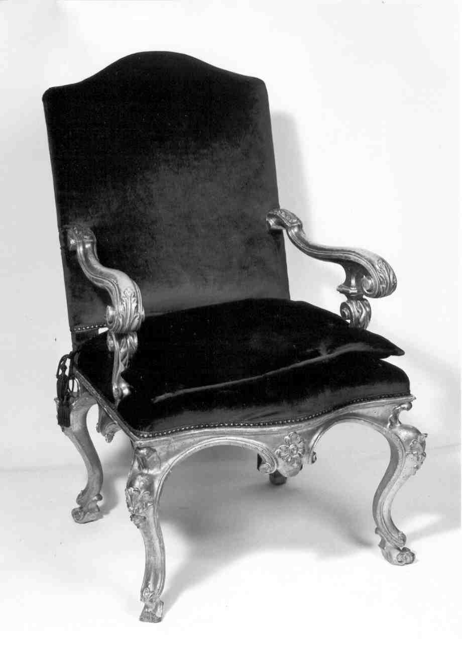 poltrona, insieme - ambito lombardo (seconda metà sec. XIX)