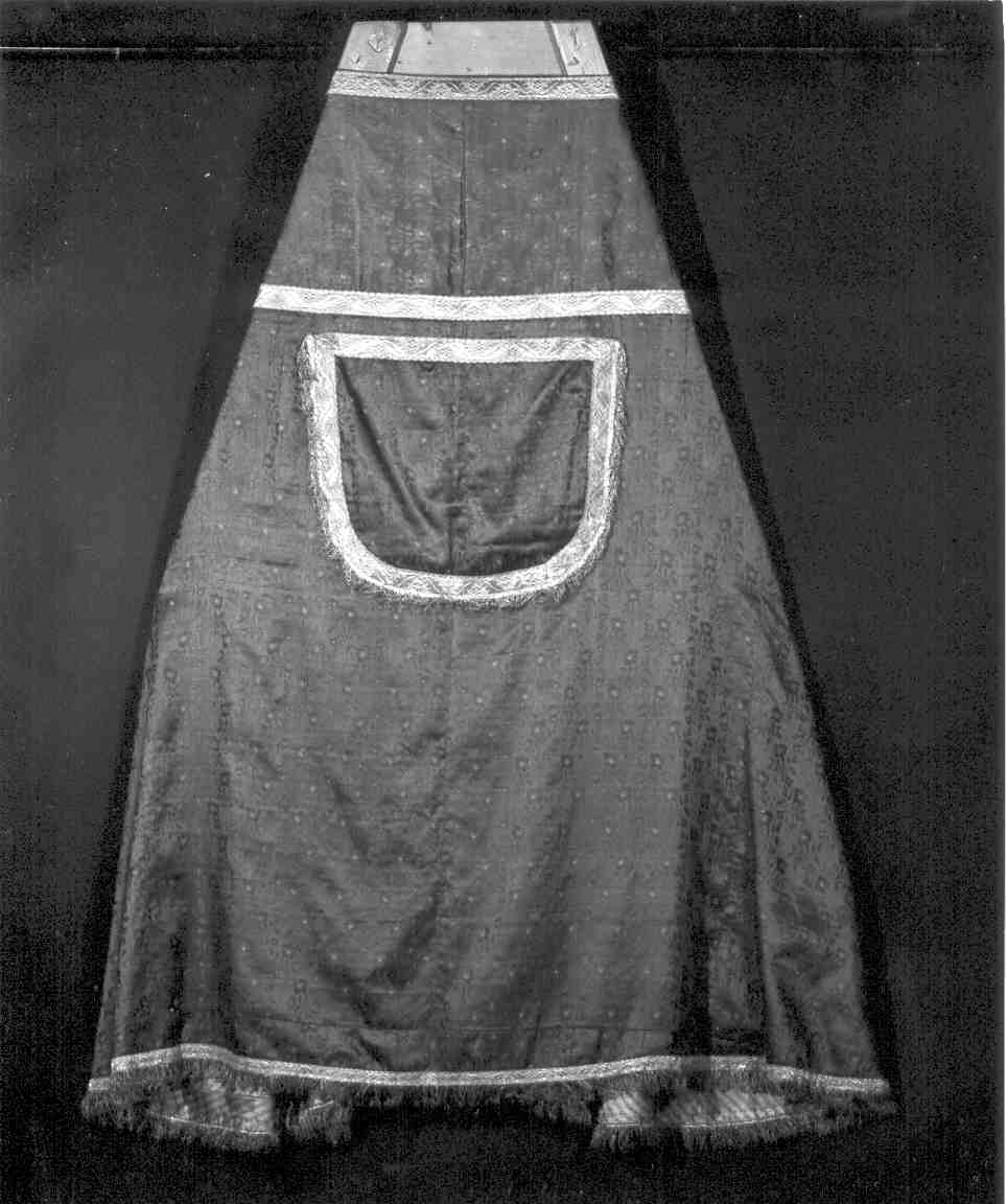 piviale, opera isolata - manifattura veneta (seconda metà sec. XVIII)