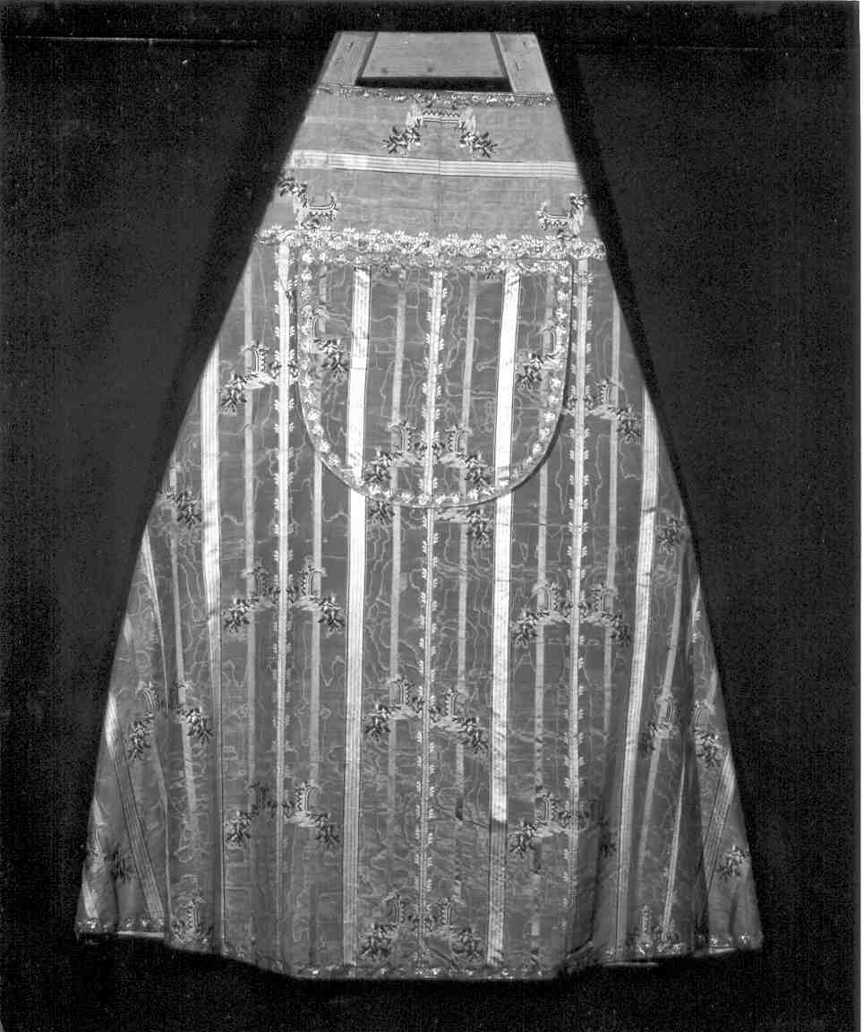 paramento liturgico, insieme - manifattura veneta (seconda metà sec. XVIII)