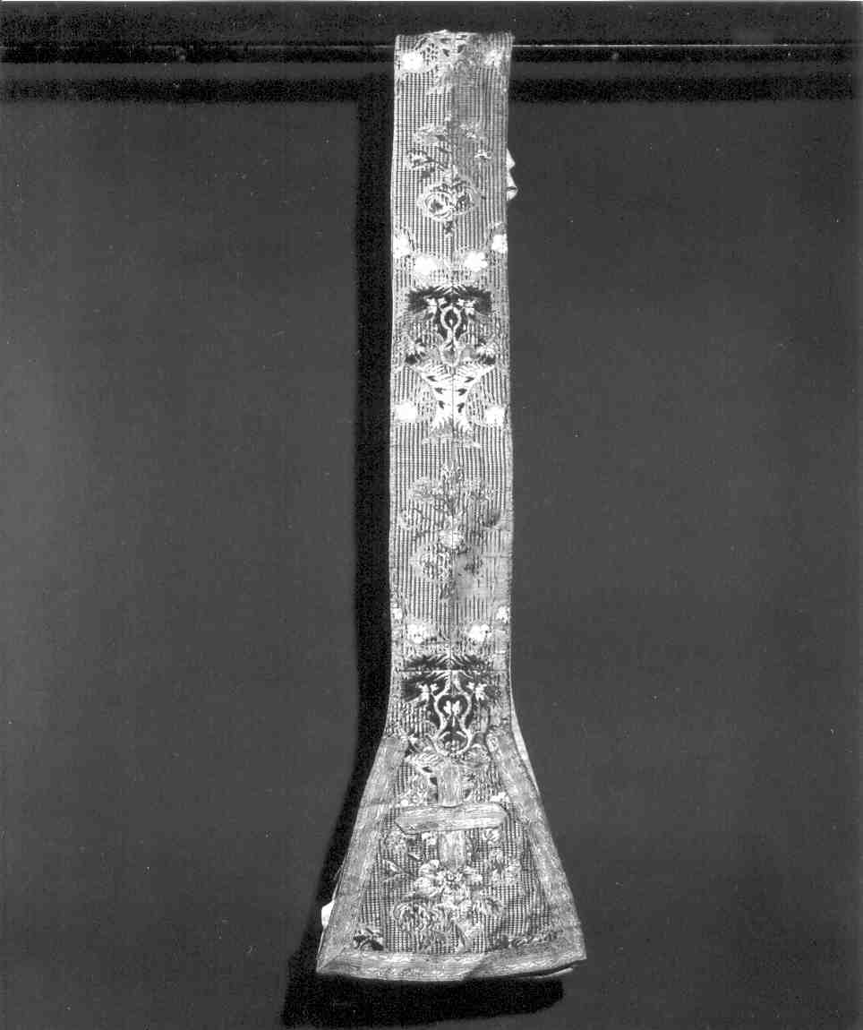 stola, opera isolata - manifattura veneta (seconda metà sec. XVIII)