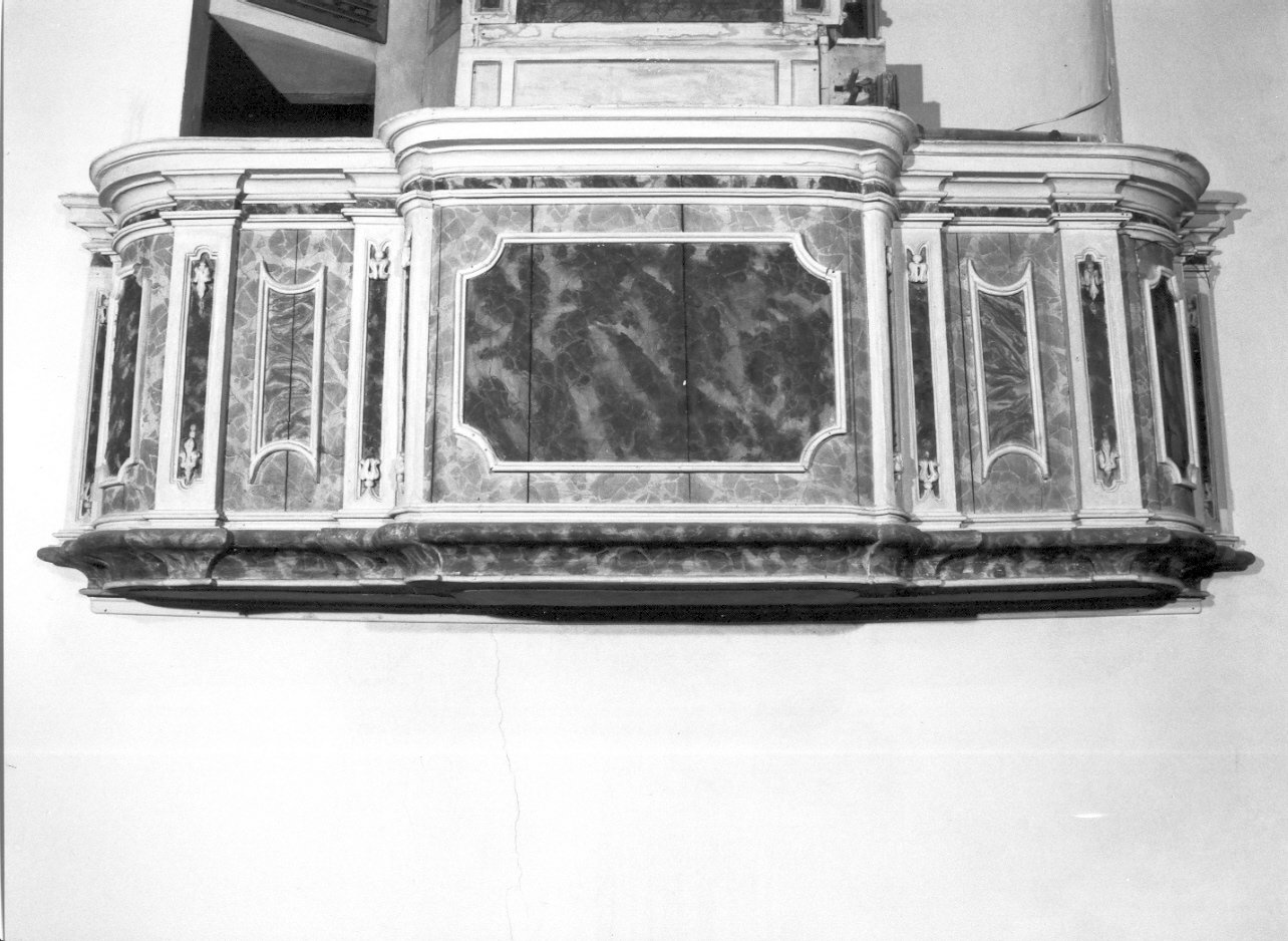 tribuna d'organo, opera isolata - ambito bresciano (seconda metà sec. XVIII)