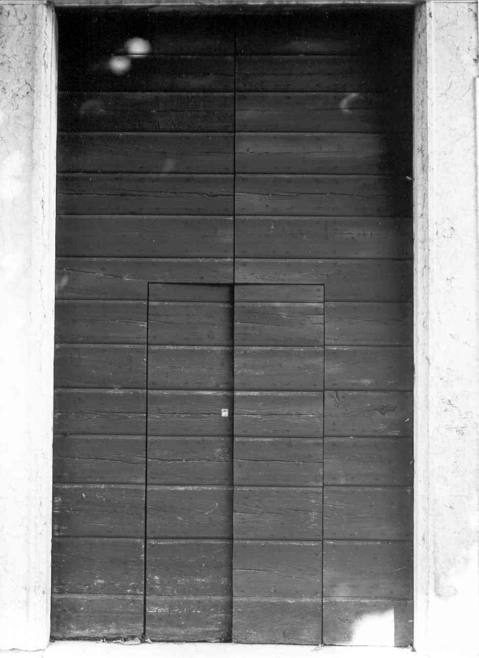 porta, opera isolata - ambito bresciano (seconda metà sec. XIX)