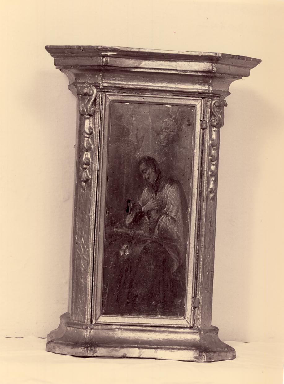 tabernacolo portatile - a frontale architettonico, elemento d'insieme - ambito bresciano (prima metà sec. XVIII)