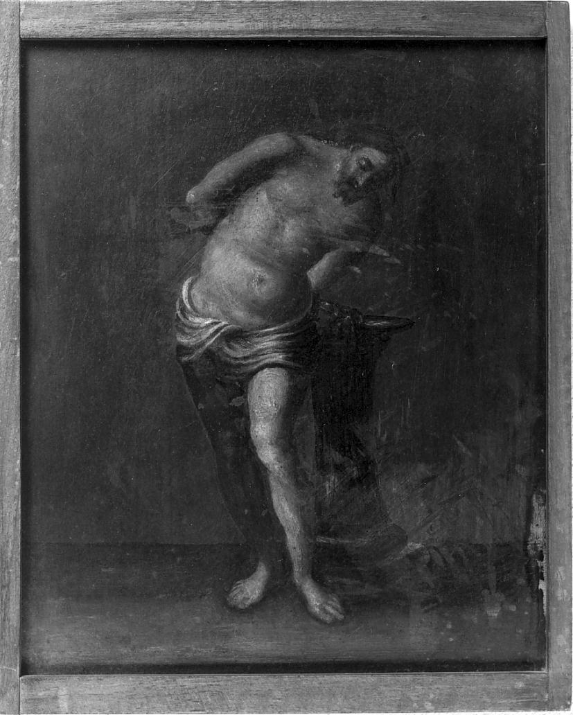 Cristo alla colonna (dipinto, opera isolata) - ambito emiliano (prima metà, seconda metà sec. XVII, sec. XVIII)