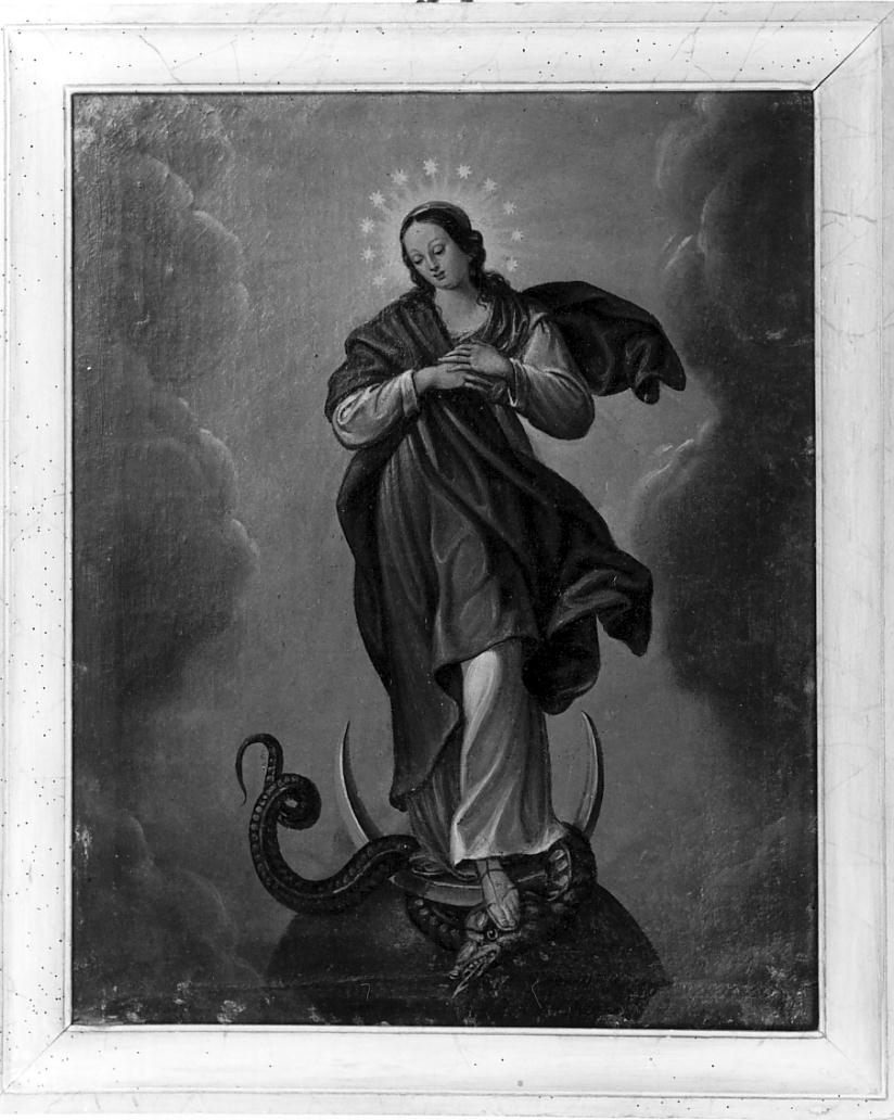 Madonna Immacolata (dipinto, opera isolata) - ambito lombardo (seconda metà, prima metà sec. XVIII, sec. XIX)
