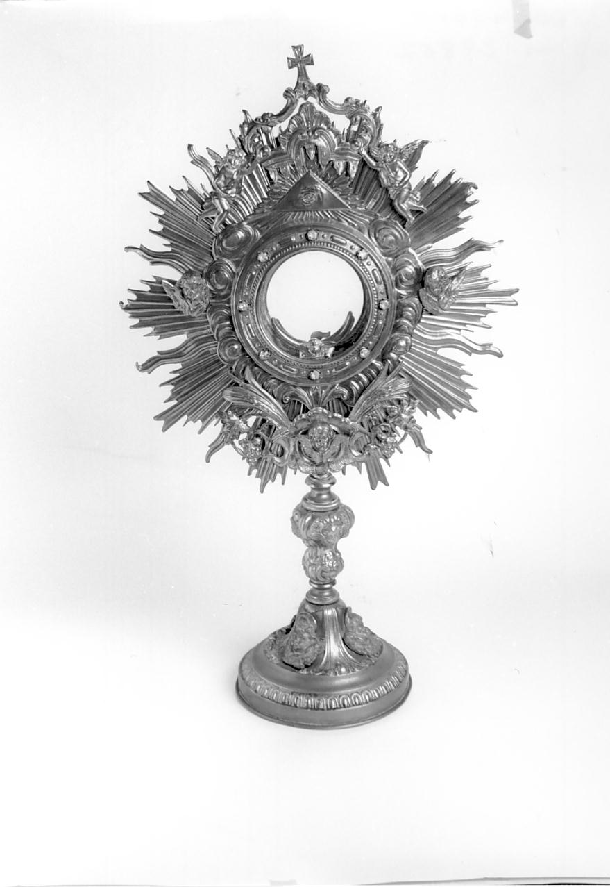 ostensorio, opera isolata - bottega lombarda (primo quarto sec. XX)