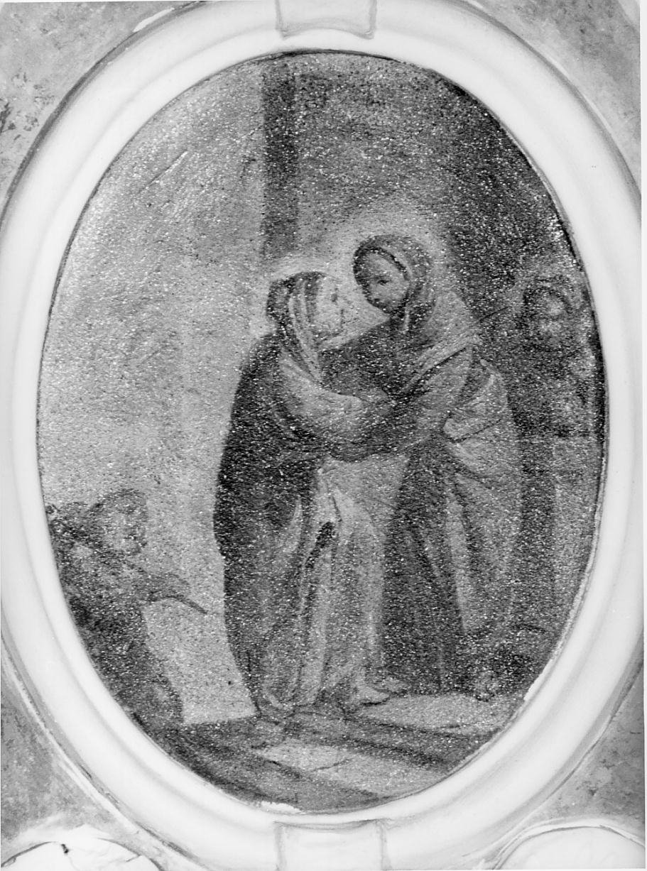 II mistero Gaudioso del rosario: visitazione (dipinto, elemento d'insieme) - ambito mantovano (sec. XVIII)