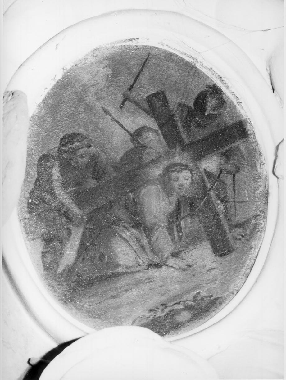 IV mistero Doloroso del rosario: Cristo porta croce (dipinto, elemento d'insieme) - ambito mantovano (sec. XVIII)