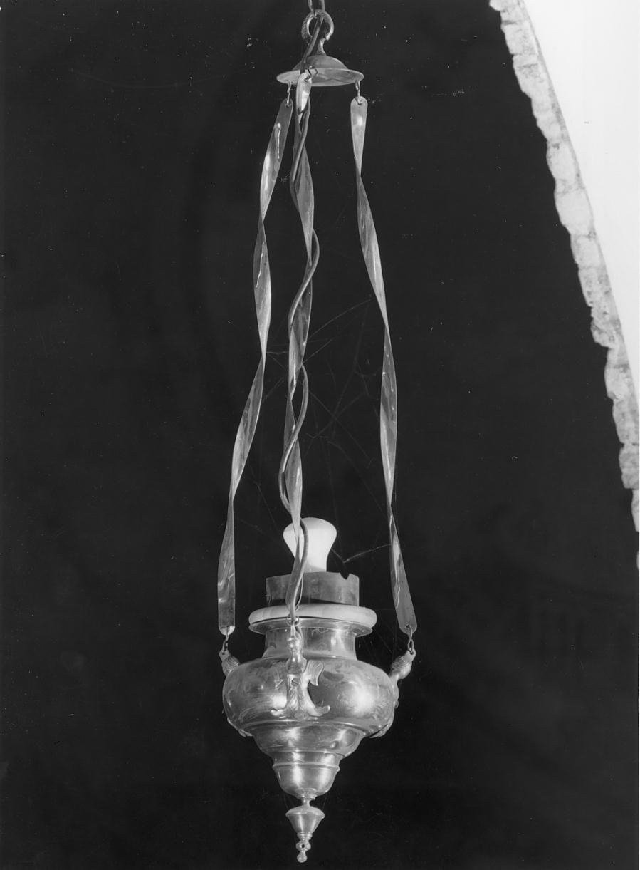 lampada pensile - ambito mantovano (ultimo quarto sec. XIX)