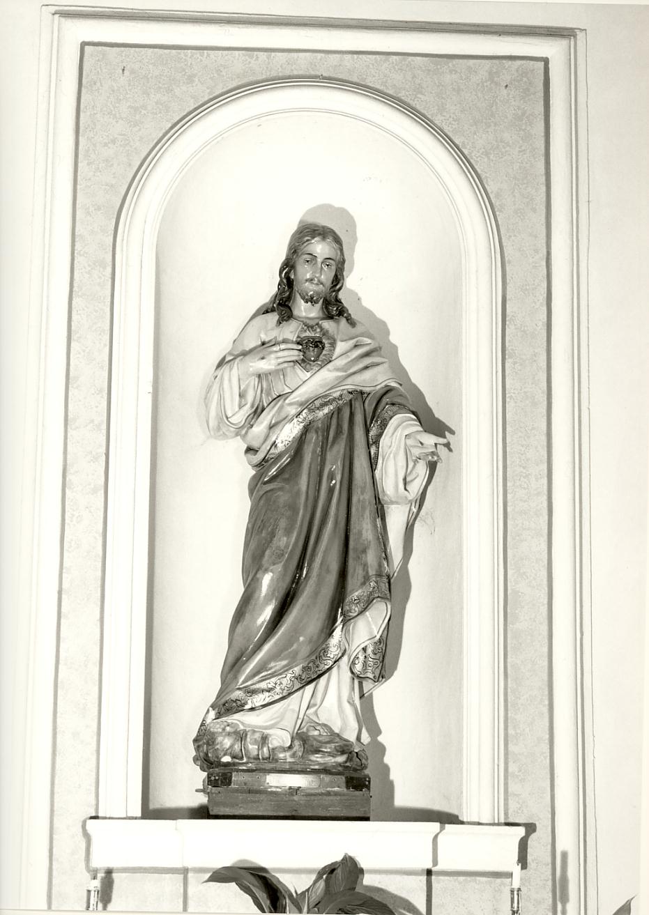 Sacro Cuore di Gesù (statua, opera isolata) - produzione lombarda (sec. XX)