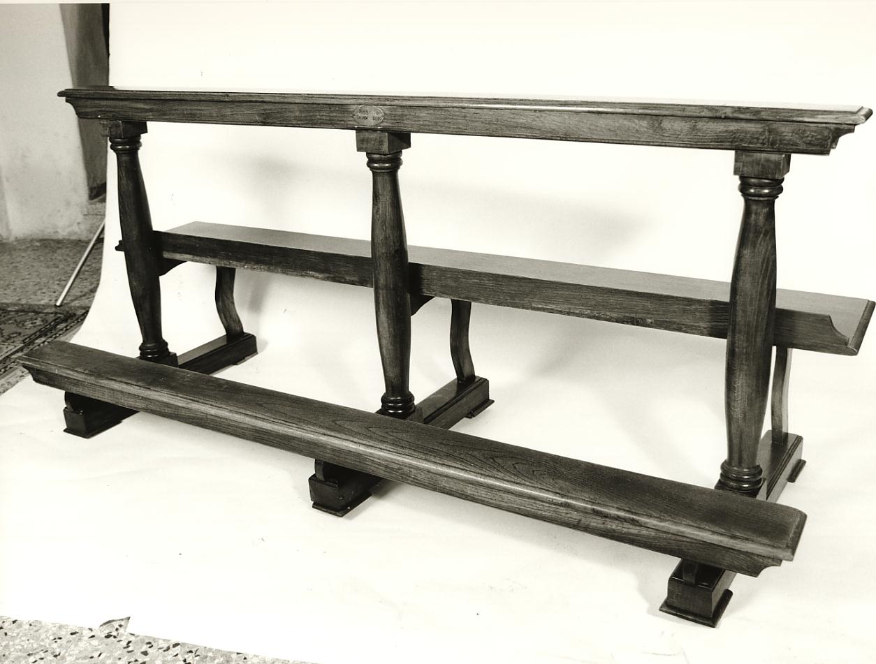 banco da chiesa, serie di Poli Giulio (sec. XX)