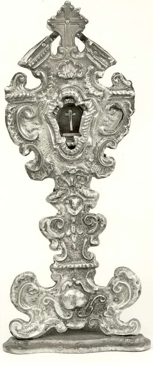 stauroteca, opera isolata - bottega mantovana (primo quarto sec. XVIII)