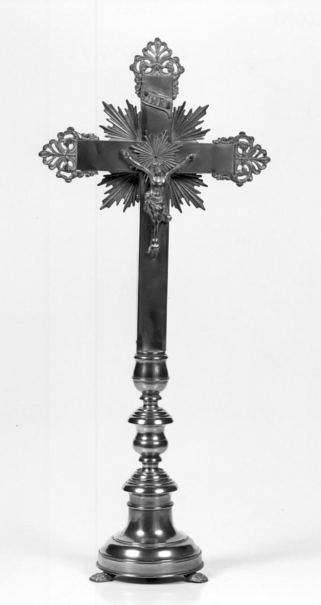 croce d'altare, serie - manifattura cremonese (ultimo quarto sec. XIX)