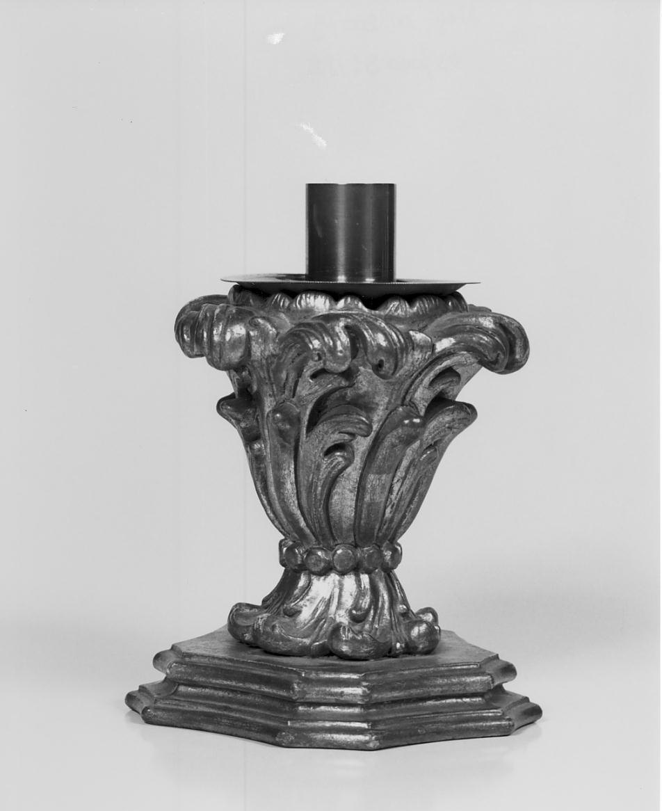 candelabro, serie - manifattura cremonese (seconda metà sec. XVIII)