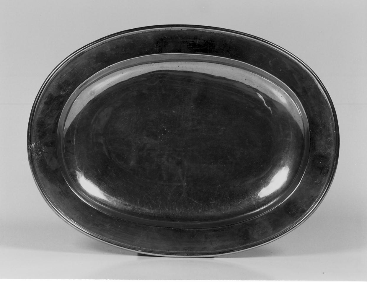 vassoio, opera isolata - manifattura lombarda (sec. XIX)