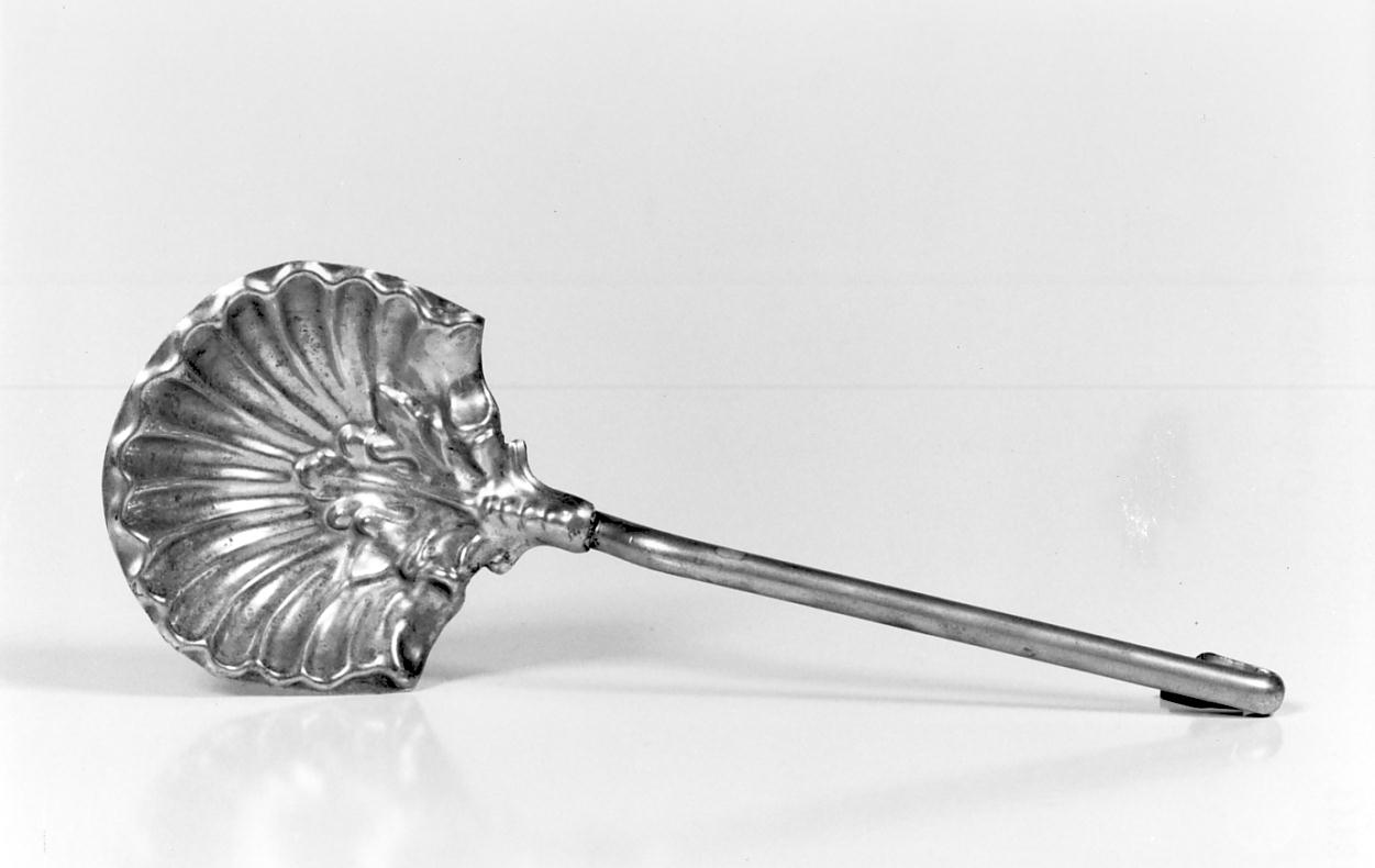 mestolo battesimale, opera isolata - manifattura lombarda (seconda metà sec. XVIII)