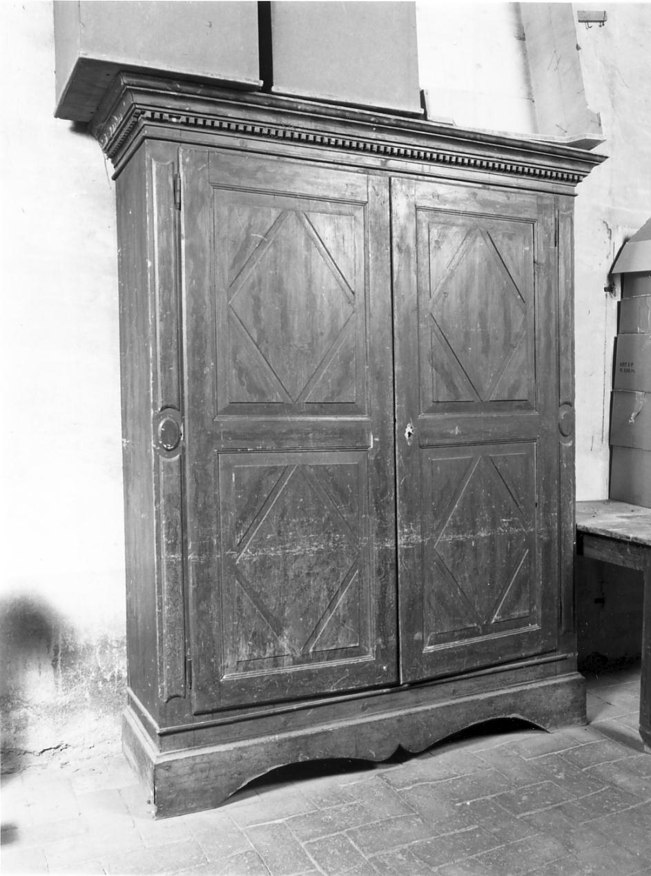 armadio, opera isolata - manifattura cremonese (primo quarto sec. XX)