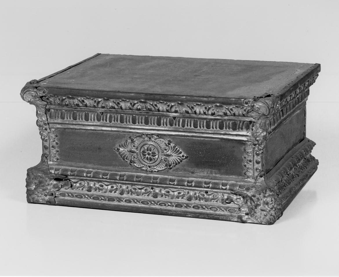 base di ostensorio, elemento d'insieme - manifattura cremonese (prima metà sec. XIX)