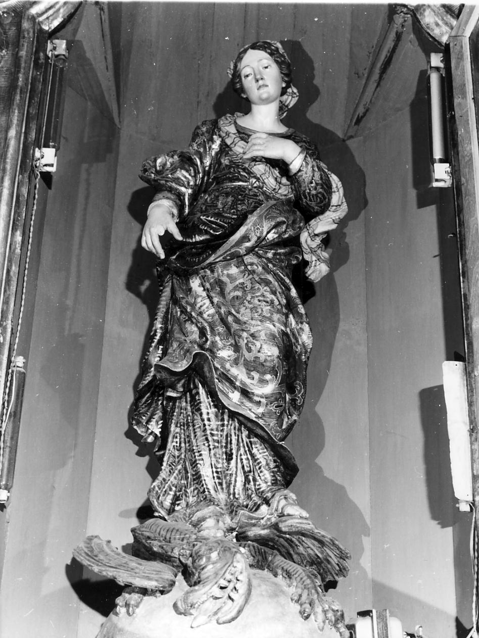 Immacolata Concezione (statua, opera isolata) - bottega cremonese (prima metà sec. XVIII)