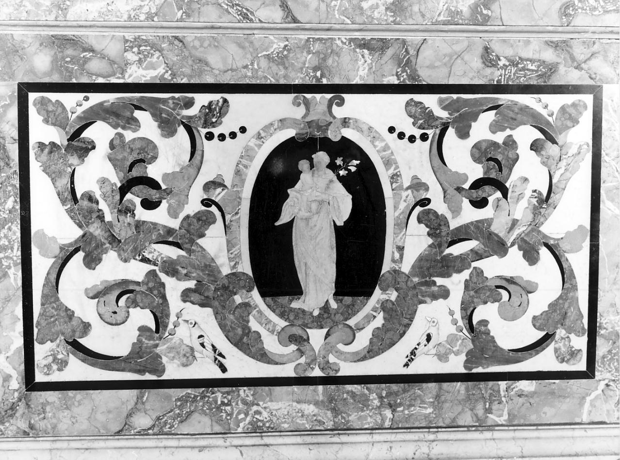 Sant'Antonio da Padova (paliotto - a pannello piano, elemento d'insieme) - bottega cremonese (prima metà sec. XVIII)