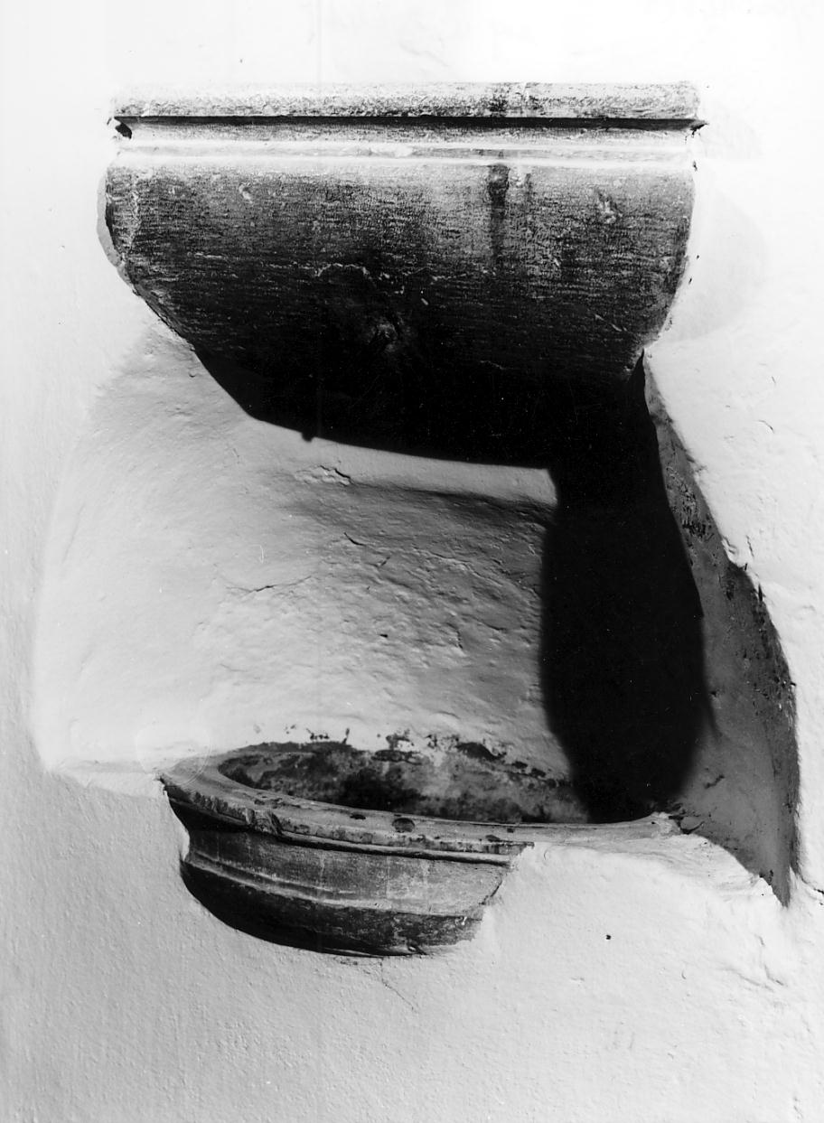 lavabo da sacrestia, opera isolata - produzione lombarda (sec. XIX)
