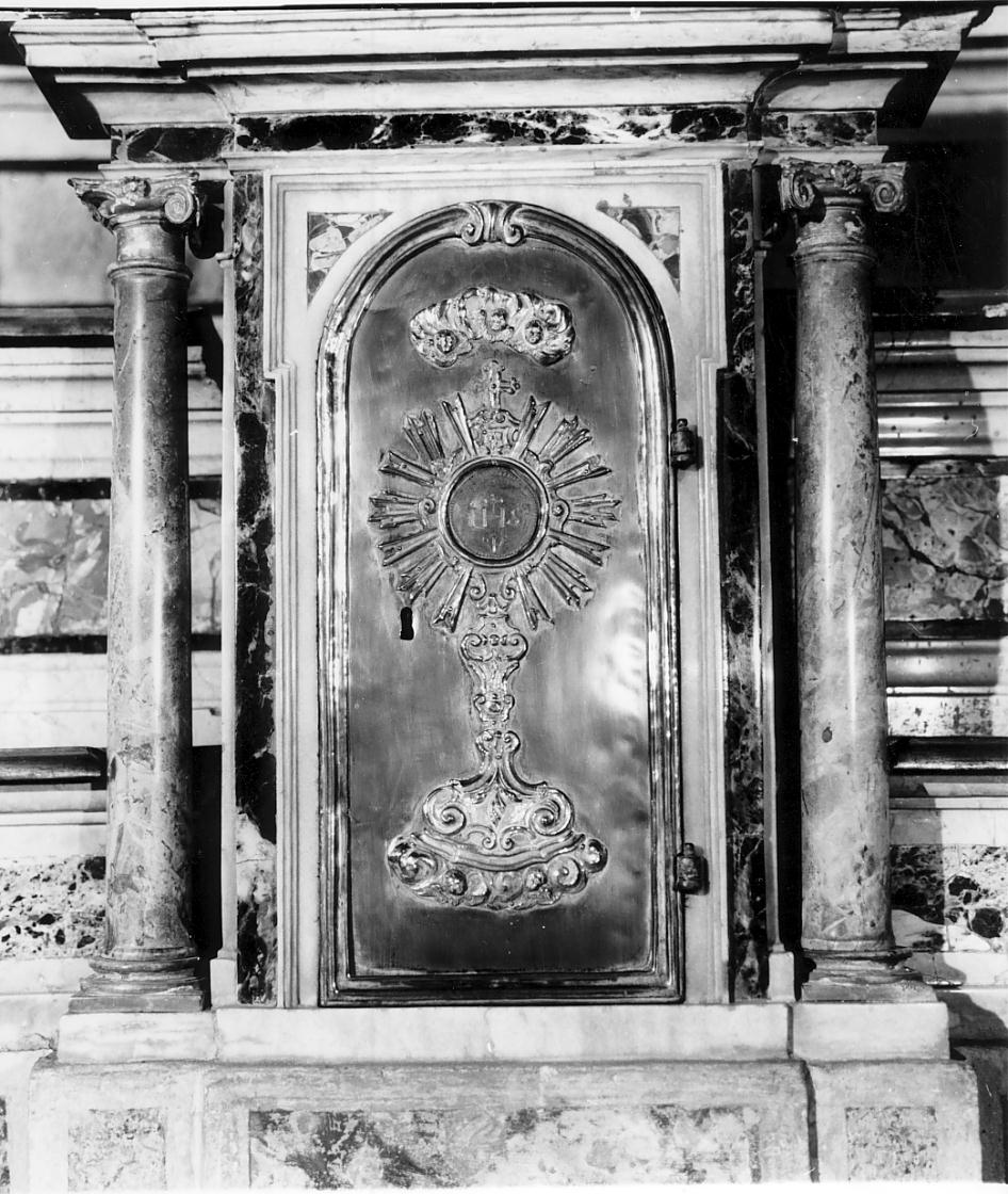 tabernacolo - a frontale architettonico, elemento d'insieme - produzione lombarda (prima metà sec. XIX)