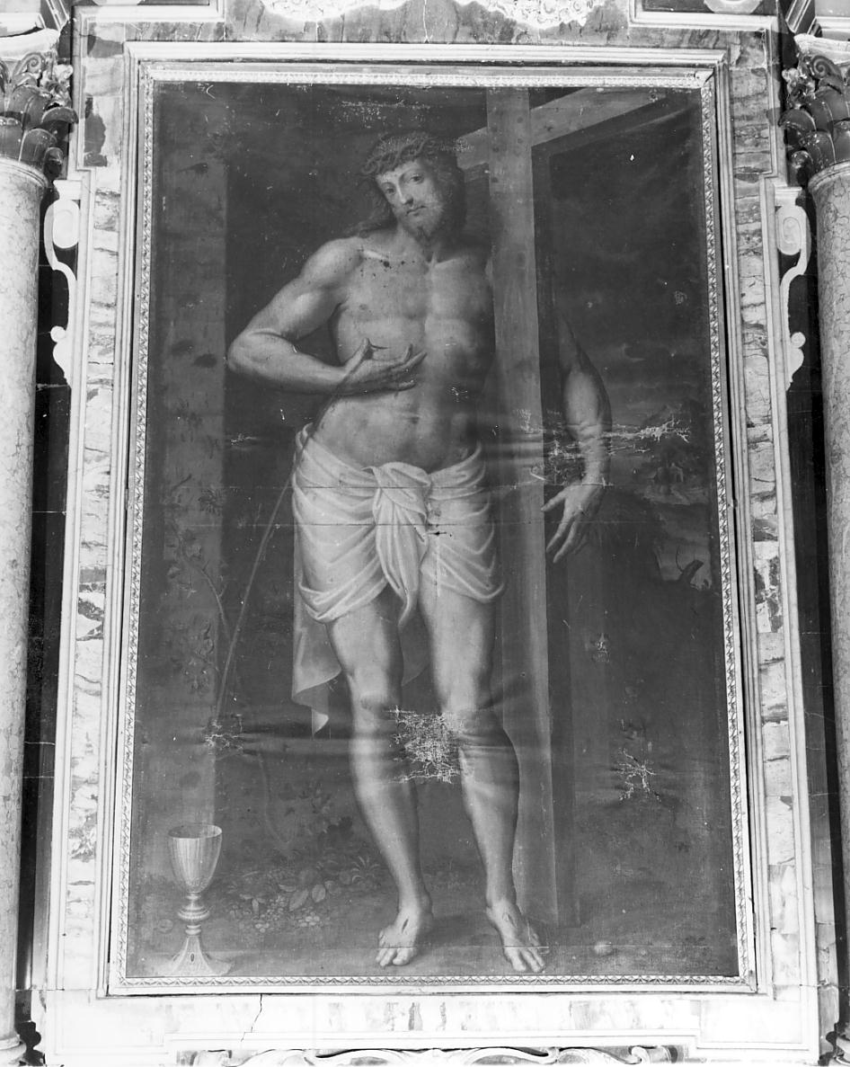 Cristo portacroce (dipinto, elemento d'insieme) di Campi Bernardino (sec. XVI)
