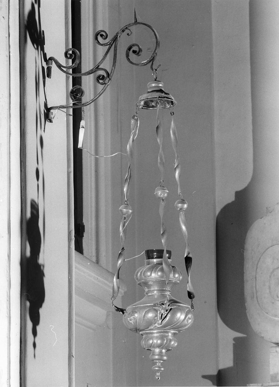 lampada pensile - ambito mantovano (seconda metà sec. XIX)