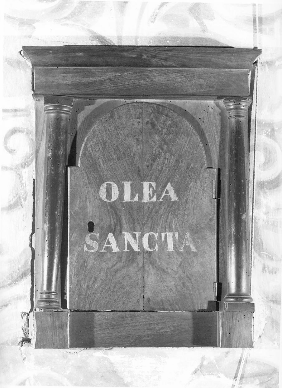 armadietto per oli santi - ambito mantovano (prima metà sec. XIX)