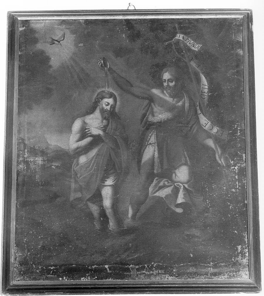 battesimo di Cristo (dipinto) - ambito mantovano (seconda metà sec. XVIII)