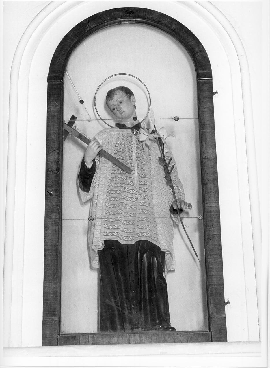 San Luigi Gonzaga (statua) - ambito mantovano (primo quarto sec. XX)