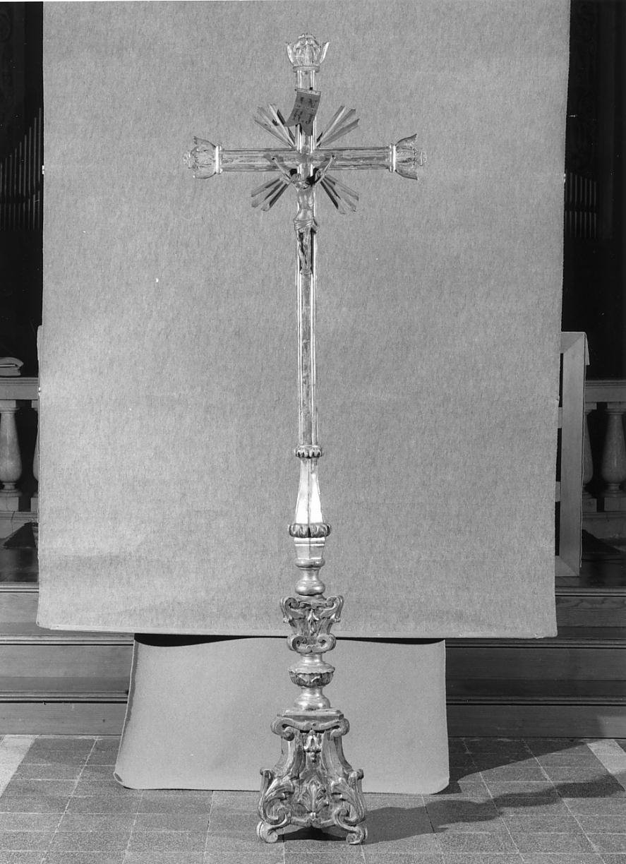 croce d'altare - ambito mantovano (seconda metà sec. XVIII)
